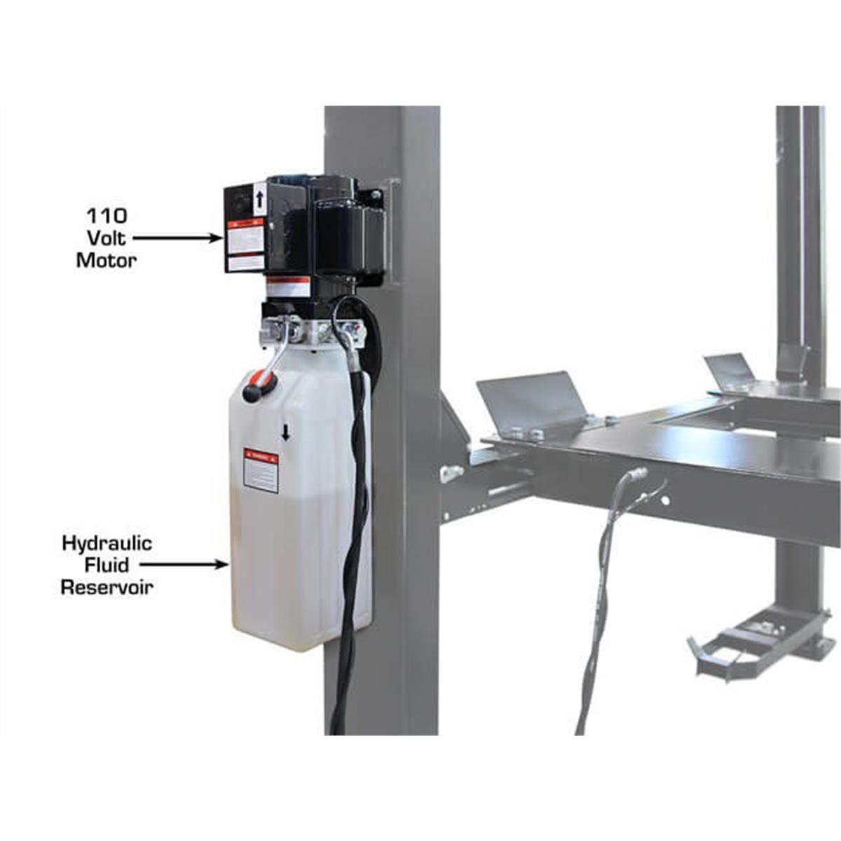 Atlas Apex 9 ALI Certified 9,000 lb 4-Post Lift