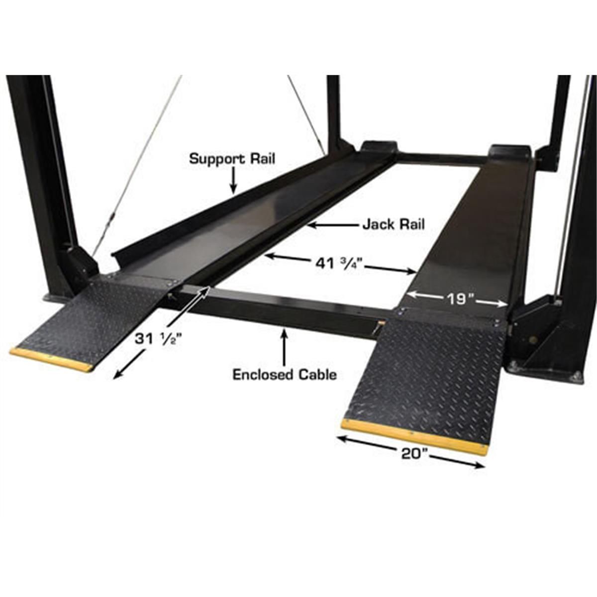 Atlas Garage PRO7000ST 7,000 lb Super Tall 4-Post Lift
