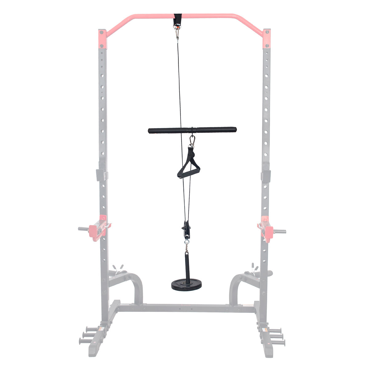 Sunny Health & Fitness Lat Pulldown Attachment for Power Racks and Power Cages