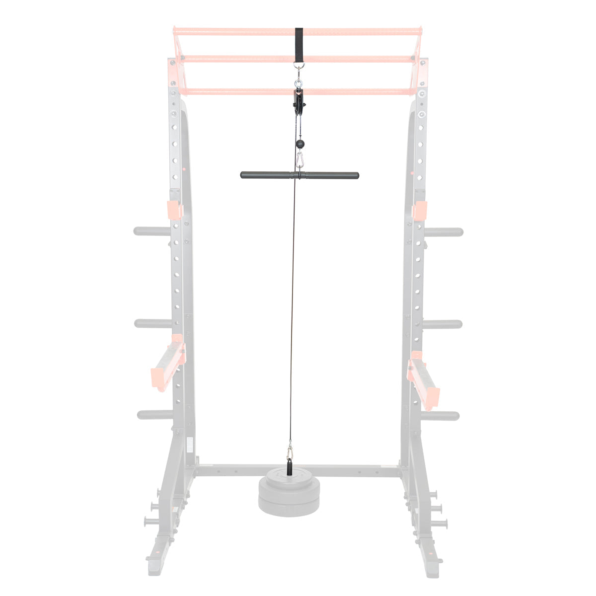 Sunny Health & Fitness Lat Pulldown Attachment for Power Racks and Power Cages