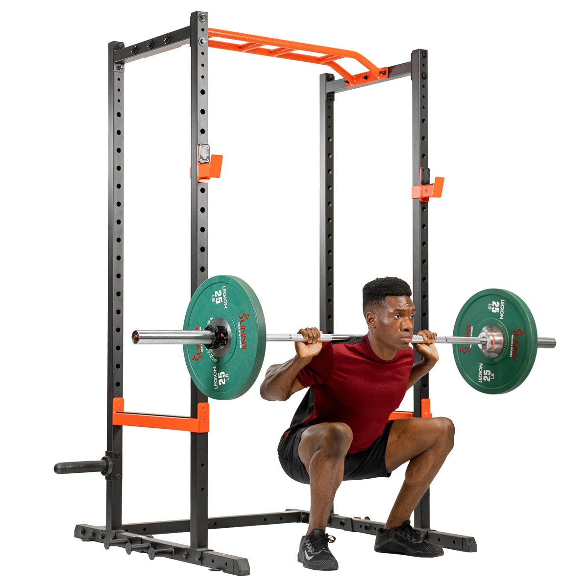 Sunny Health & Fitness Power Zone Advanced Multifunction Squat Power Cage