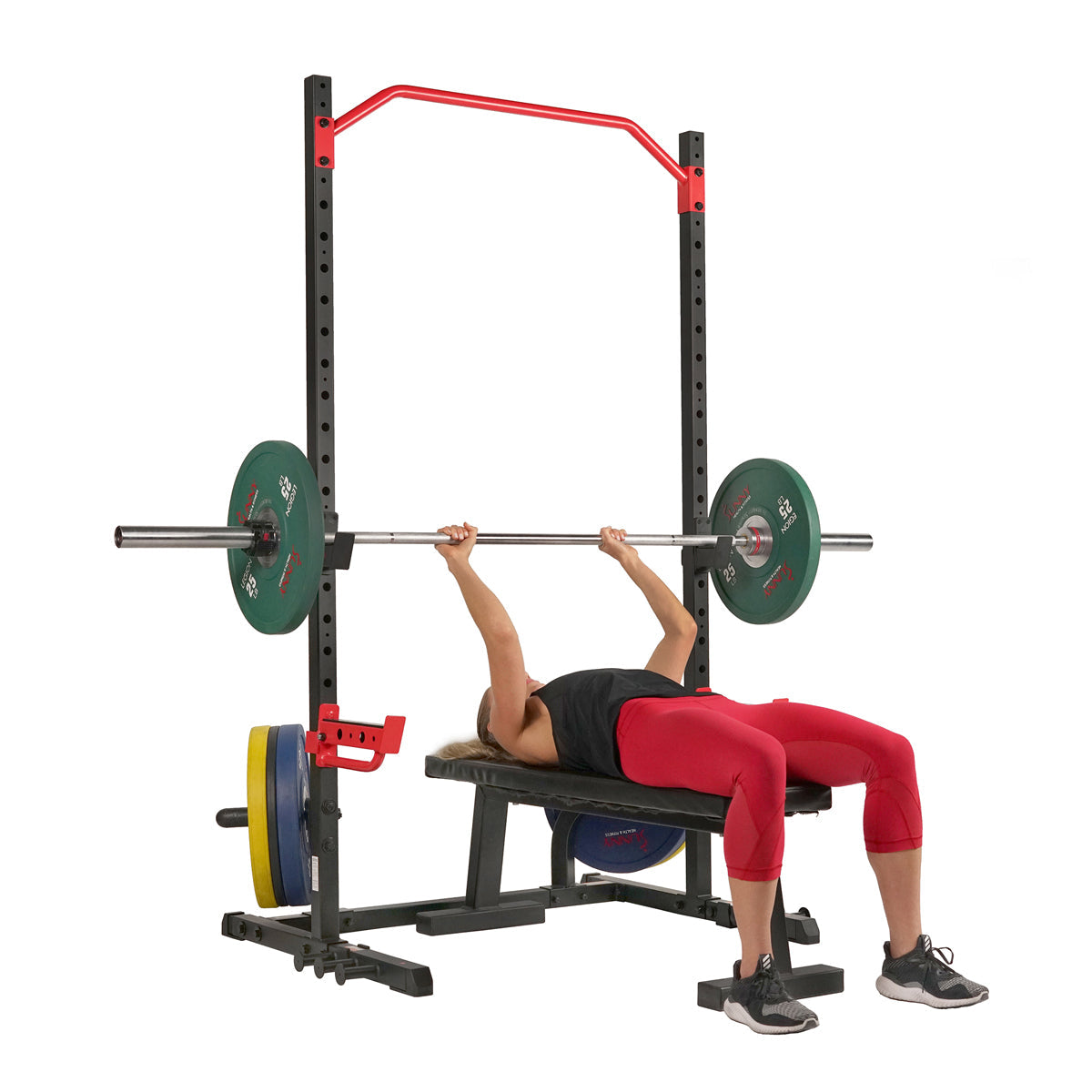 Sunny Health & Fitness Power Zone Advanced Multifunction Squat Power Rack