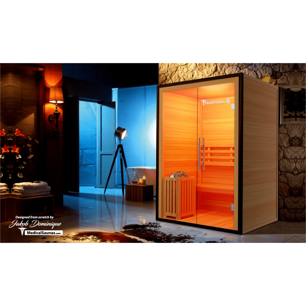 Medical Traditional 6 V2a Traditional Sauna