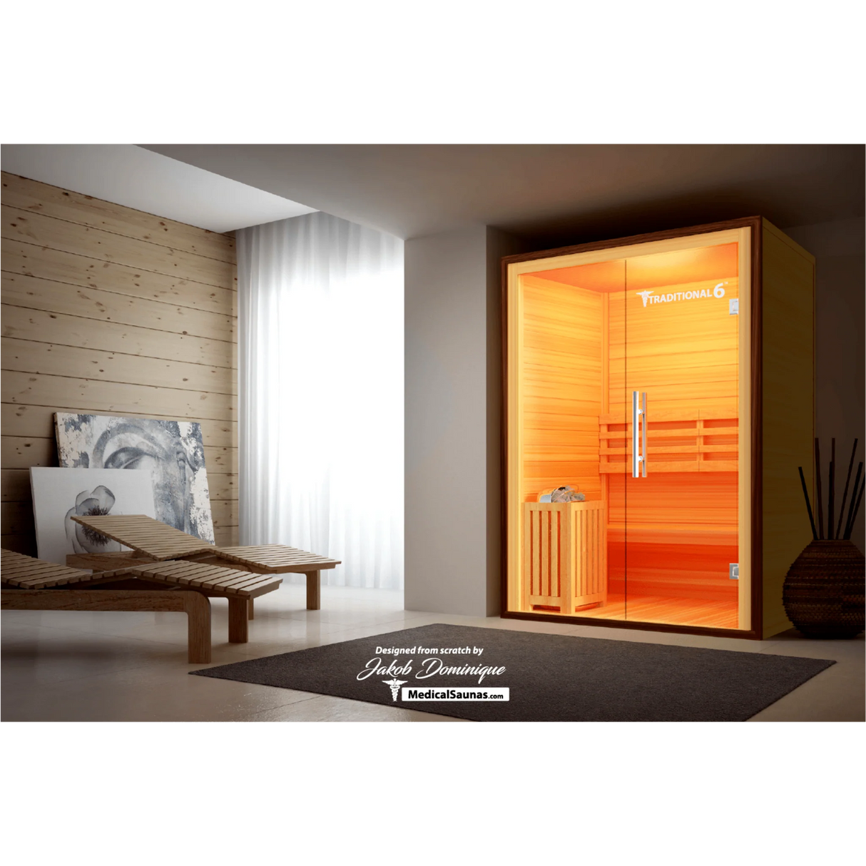 Medical Traditional 6 V2a Traditional Sauna