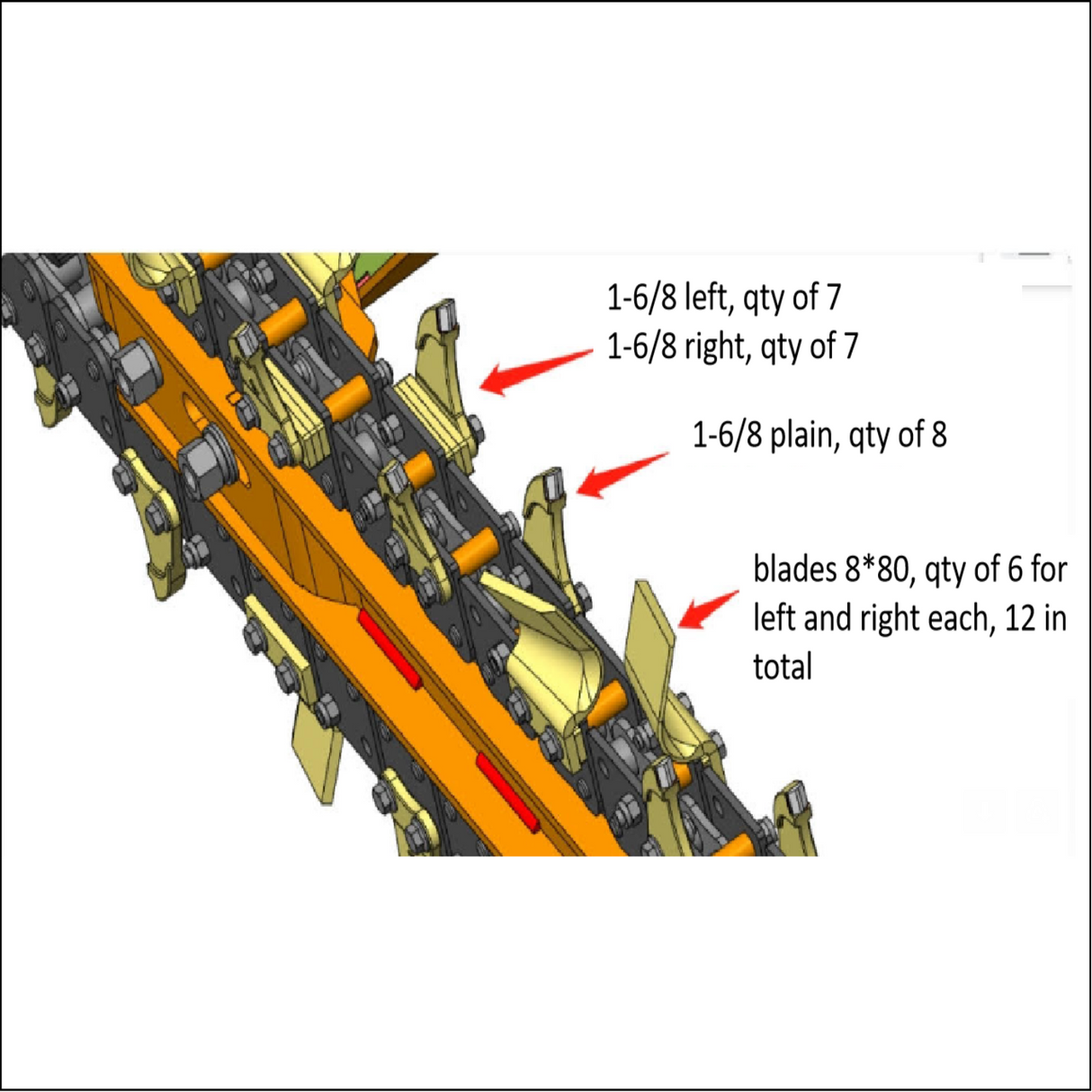 Greatbear Trencher Parts