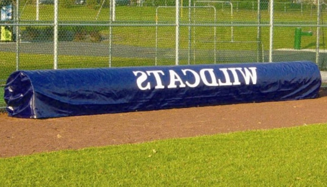 Trigon Sports BESRCV20 Economy Storage Roller Cover for 20 ft. Roller, Silver & White