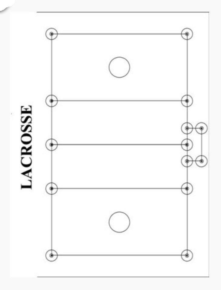 Trigon Sports LLS14 ProLine Lacrosse Field Layout System