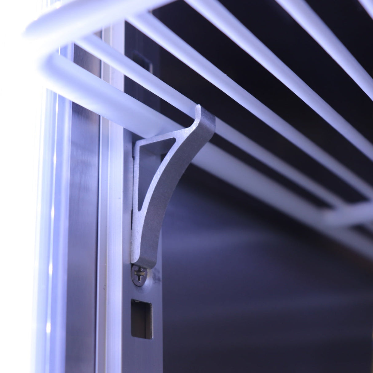 54"W Commercial Refrigerator 42 cu. ft. 2 Glass Door Reach In Refrigerator