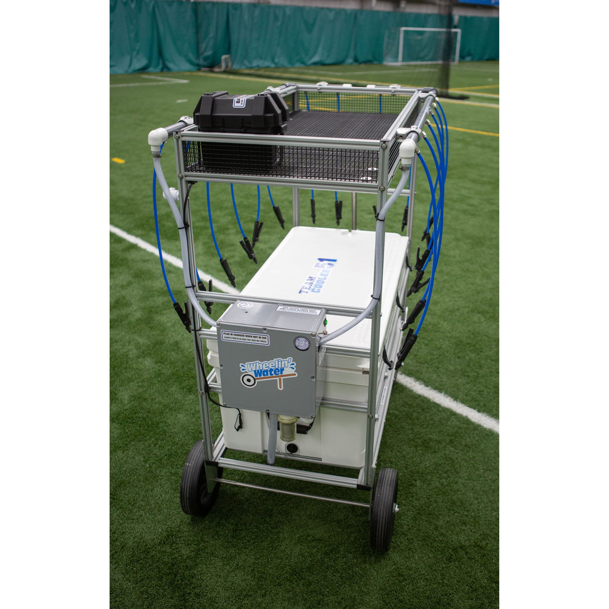 Wheelin Water WTM51-16 Team Cooler 51 (51 GALLON COOLER) Water Hydration Cart