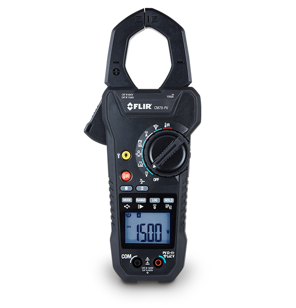 FLIR CM78-PV - CAT III 1500V Solar Clamp Meter with METERLiNK Connectivity