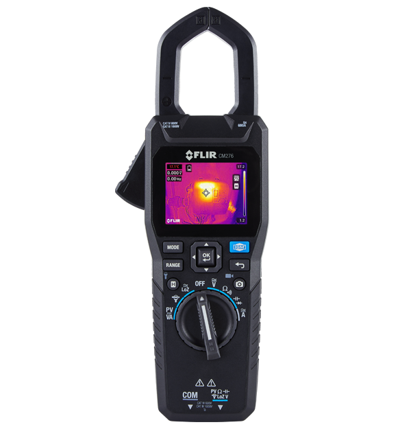 FLIR CM276 - True RMS Clamp Meter and Thermal Imaging Camera with METERLiNK