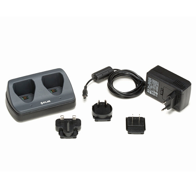 FLIR T198126 Replacement Battery Charger with Power Supply for T6xx, T1xxx Cameras