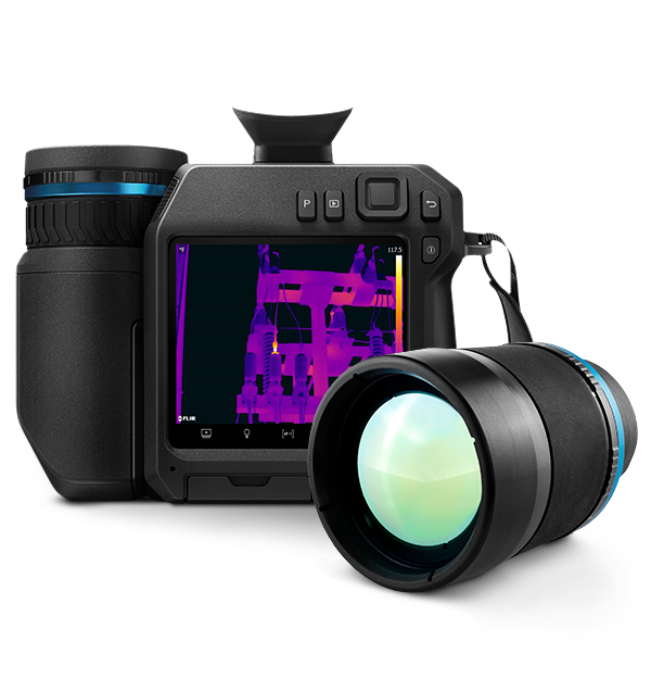 FLIR T840-24-14-6 - High-Performance Thermal Camera with Viewfinder with 24°, 14° + 6° Lens - 464x348
