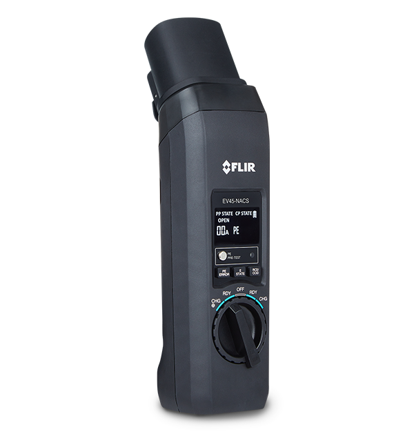 FLIR EV45-NACS - EV Charger Test Adapter with NACS Plug and Type 1 Converter