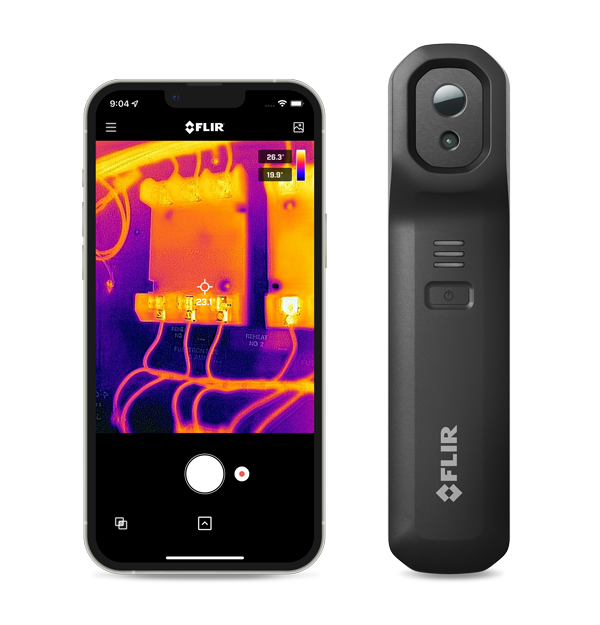 FLIR EDGE PRO - Thermal Camera with Wireless Connectivity for iOS and Android Smart Devices (160 x 120 IR Resolution)
