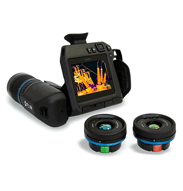 FLIR GF77 - Gas Find IR with 25° LR, 25° HR and 6° HR Lenses (85206-0102)