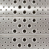 26" W Aluminum Punch Plate Walk Ramp, Hook End - 1,750 lb. Cap