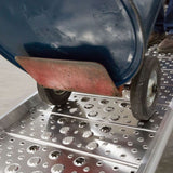 26" W Aluminum Punch Plate Walk Ramp, Hook End - 1,750 lb. Cap