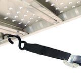 26" W Aluminum Punch Plate Walk Ramp, Hook End - 1,750 lb. Cap