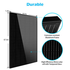 Sungold Power 415W Mono Black PERC Solar Panel UL 61730