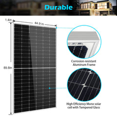 Sungold Power 550 Watt Monocrystalline PERC Solar Panel UL 61730