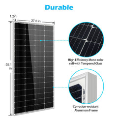 Sungold Power 200 Watt Monocrystalline Solar Panel