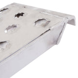 6' L X 15" W EZ Traction Aluminum Car Trailer Ramps, Hook End, Knife Foot - 4,000 lb. Per Axle