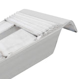 6' L X 15" W Aluminum Car Trailer Ramps, Hook End, Knife Foot - 4,000 lb. Per Axle