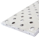 5' L X 15" W EZ Traction Aluminum Car Trailer Ramps, Hook End, Stub Foot - 5,000 lb. Per Axle