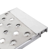 99" L x 18" W Aluminum Roller-End Replacement Trailer Ramps for Car Hauler - 5,000 lb. per Axle