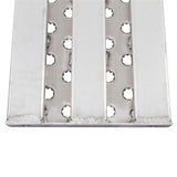 99" L x 18" W Aluminum Roller-End Replacement Trailer Ramps for Car Hauler - 5,000 lb. per Axle