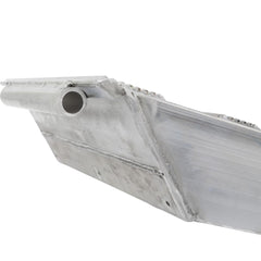 10' L x 20" W Aluminum Car Trailer Ramps, Pin-On End, Knife Foot - 5,000 lb. Per Axle