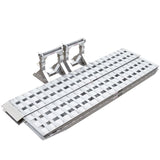 Aluminum Modular Dry Van Truck Trailer Ramp System w/2-Piece Support Stands - 5,000 lb. per Axle