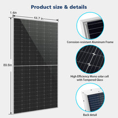 Sungold Power 560 Watt Bifacial PERC Solar Panel