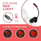 Hooga Red Clip-On Book Light