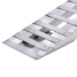 7' 6" L X 15' W Aluminum Car Trailer Ramps, Hook End, Knife Foot - 7,000 lb. Per Axle