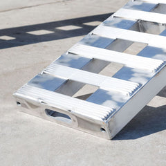 6' L x 15" W Heavy Equipment Ramps, Hook End, Stub Foot - 8,000 lb. per Axle