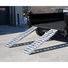 6' L x 15" W Heavy Equipment Ramps, Hook End, Stub Foot - 8,000 lb. per Axle