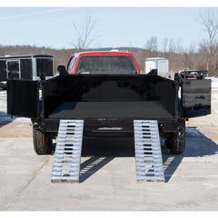 6' L x 15" W Heavy Equipment Ramps, Hook End, Stub Foot - 8,000 lb. per Axle