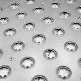 36" x 36" Punch Plate Aluminum Shipping Container Ramps - 8,000 lb. Cap