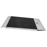 48" x 45" Grit-Coat Aluminum Shipping Container Ramps - 8,000 lb. Cap