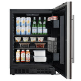 24 in. Panel Ready Compact Refrigerator, 5 cu. ft. in Black