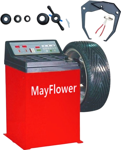 Mayflower Tools 800 Wheel and Tire Balancer Heavy Duty Red Edition New