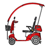 Gladiator 4 Wheel Heavy Duty Mobility Scooter