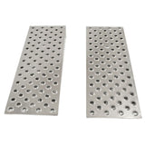 16" W Aluminum Shipping Container Wedge Ramps - 10,000 lb. Cap
