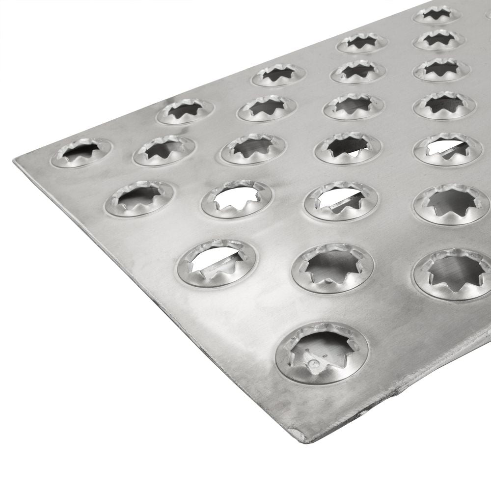 16" W Aluminum Shipping Container Wedge Ramps - 10,000 lb. Cap