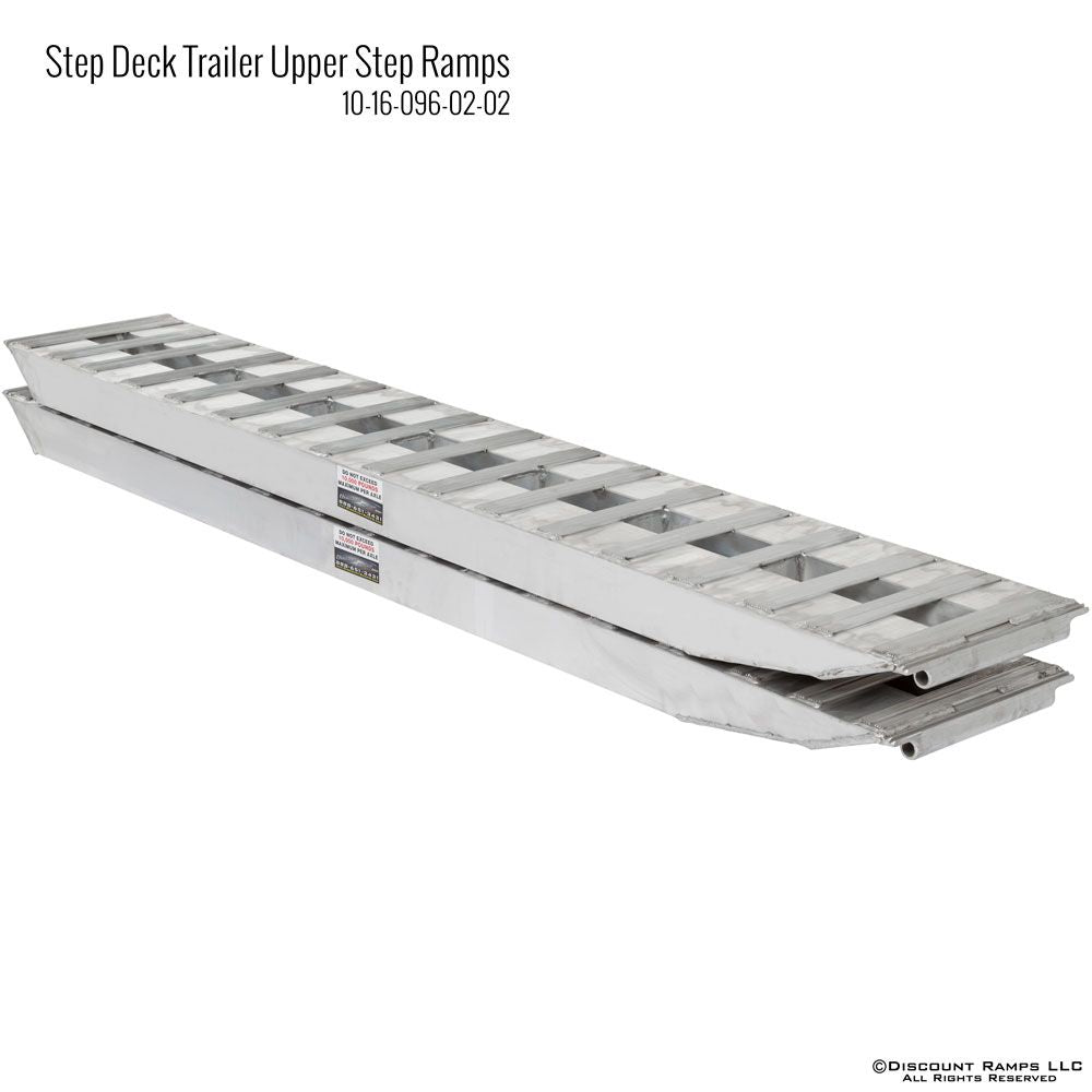 16' L x 16" W Step Deck Trailer Ramp Kit - 10,000 lb. Cap