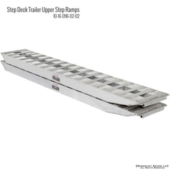 16' L x 16" W Step Deck Trailer Ramp Kit - 10,000 lb. Cap