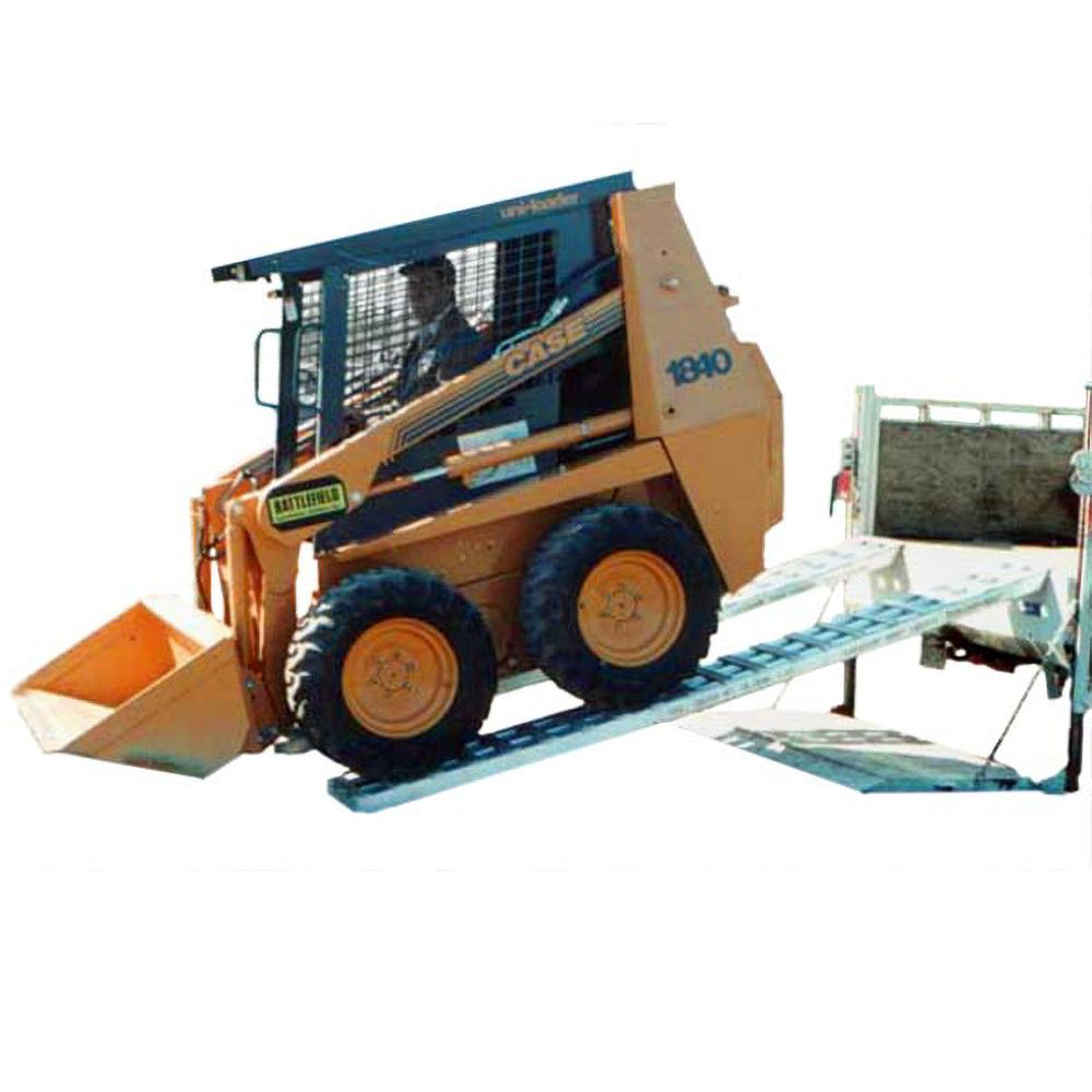 10' L x 16" W Heavy Equipment Ramps, Hook End, Stub Foot - 10,000 lb. per Axle