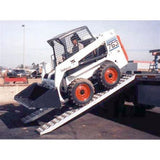 10' L x 16" W Heavy Equipment Ramps, Hook End, Stub Foot - 10,000 lb. per Axle